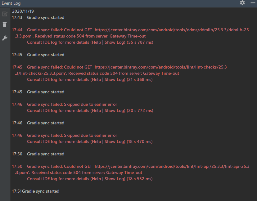 android-studio-gradle-sync-failed-could-not-get-received