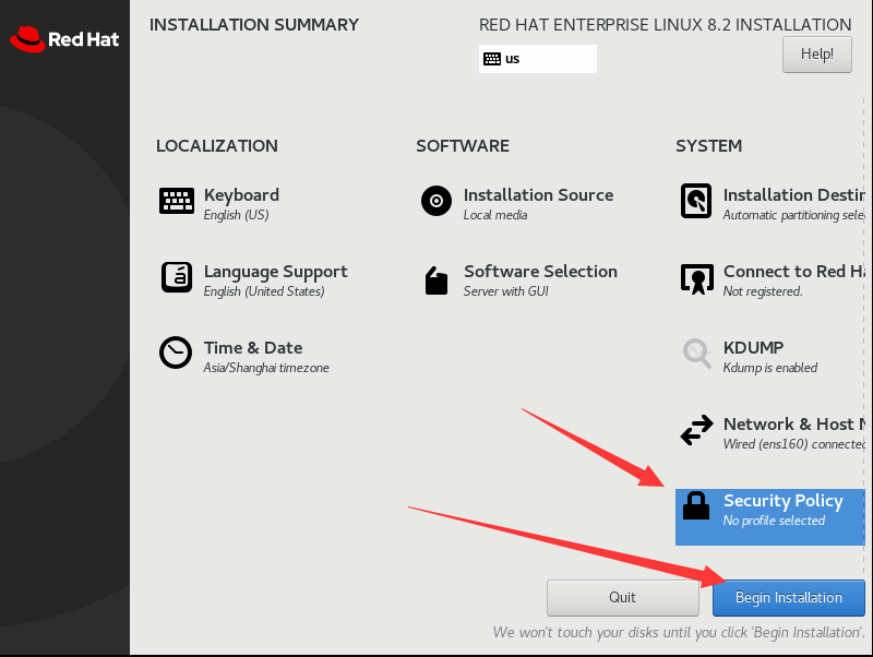 如上 点击进入确认即可 无需操作 返回该菜单 点击开始安装