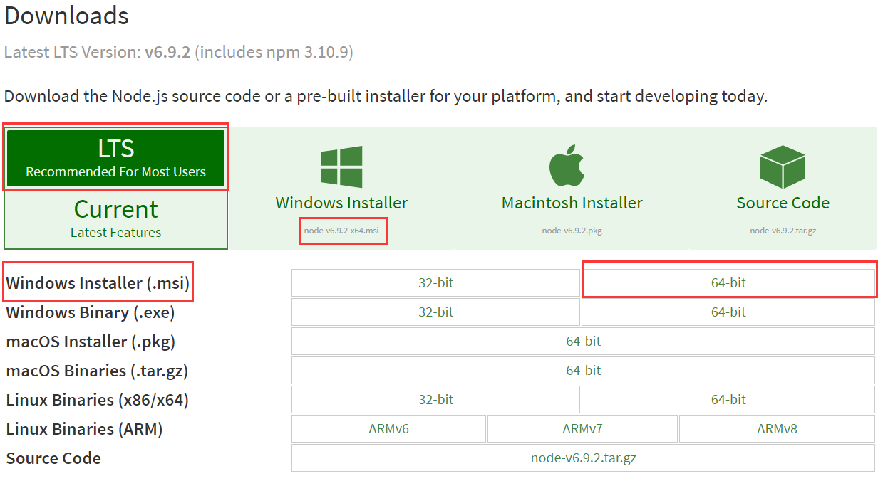 Node js npm install