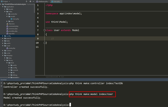 In-depth analysis of the model of ThinkPHP database query