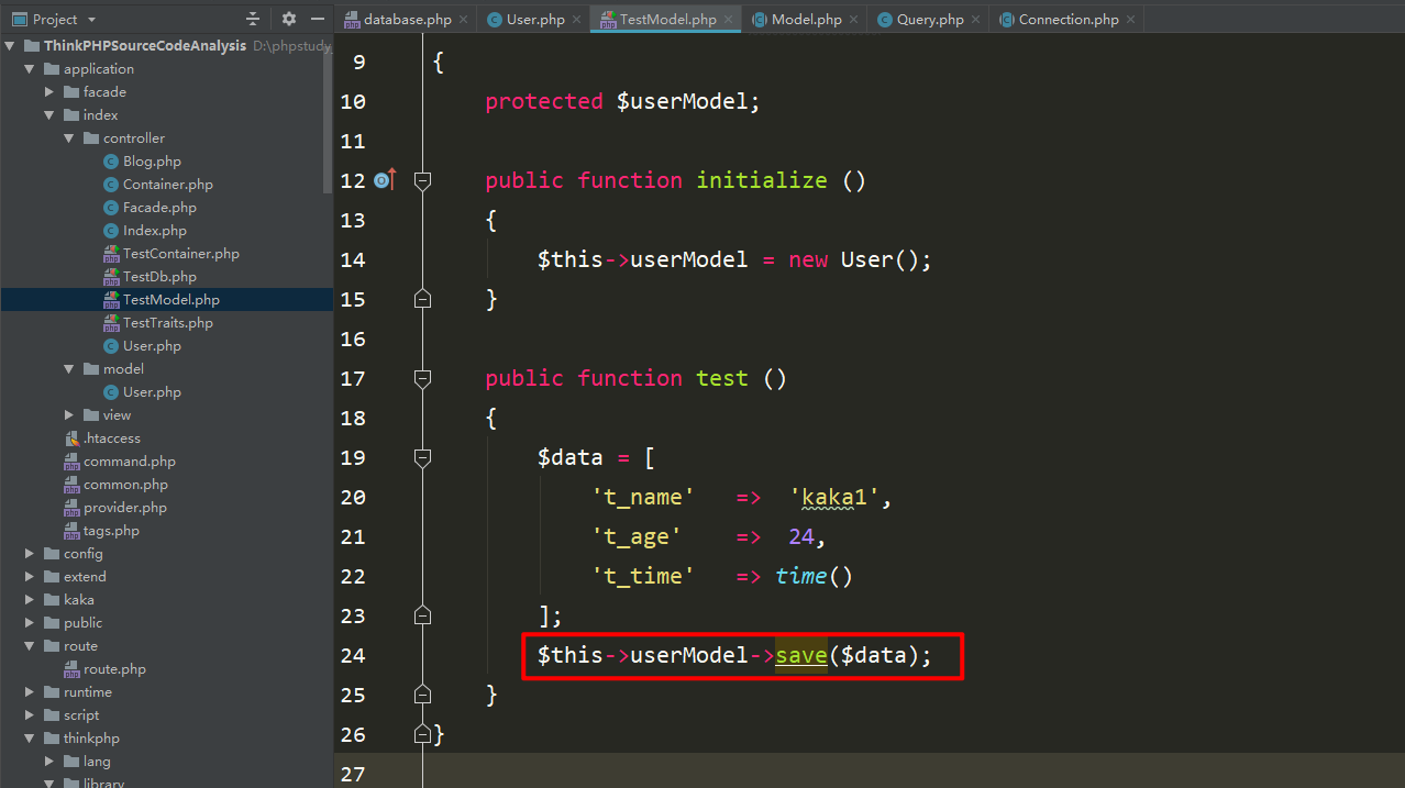 In-depth analysis of the model of ThinkPHP database query