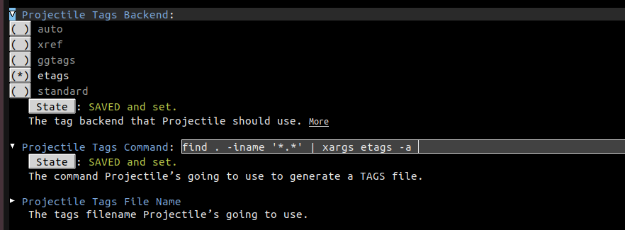 458 Emacs Projectile中使用etags 小灰笔记 Csdn博客