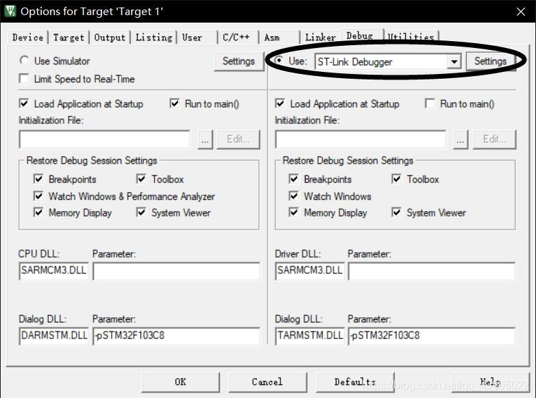 使用ST-Link Debugger
