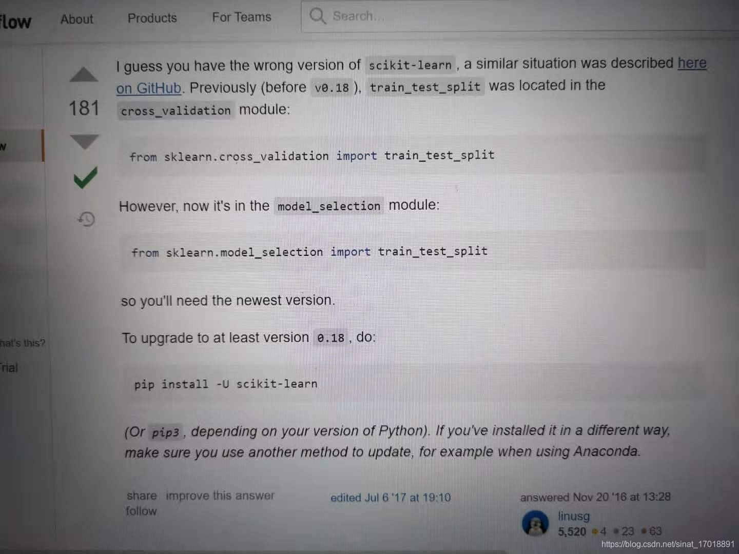 No model named“sklearn.model_selection” 处理方式_no module named 'sklearn ...