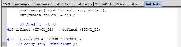 把debug_str( (uint8*)buf );这行注释掉