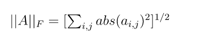 Frobenius範數