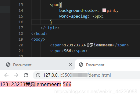 Word Spacing不起作用的问题 程序地带