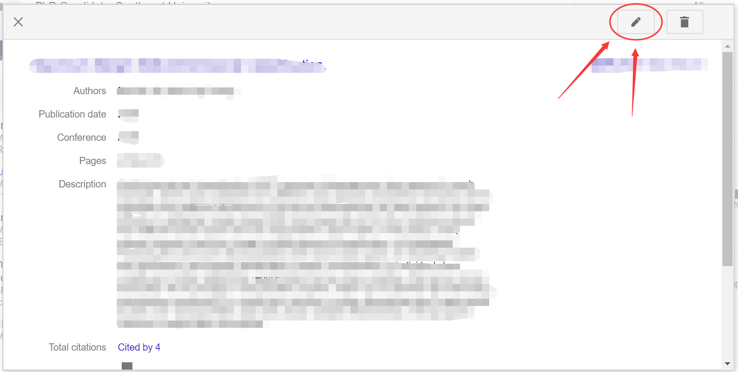 谷歌学术(google scholar)个人主页的论文信息不准确怎么办？