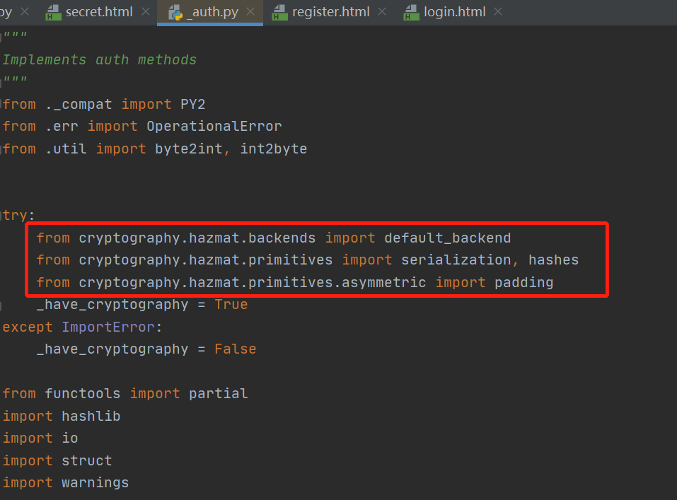 rsa decryption python cryptography package