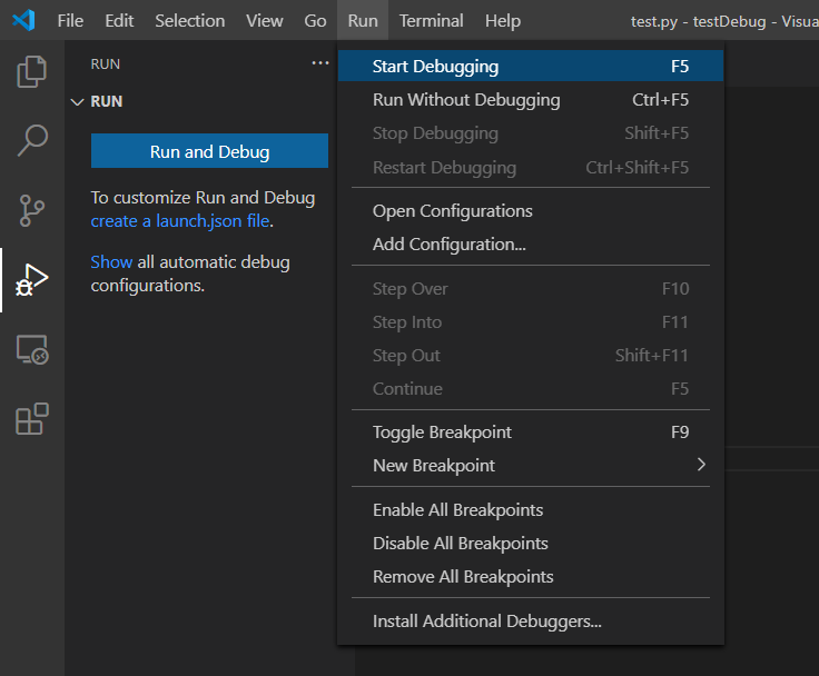 VScode下调试Python代码演示:Debugging以及单步前进Step Into_vscode step into-CSDN博客