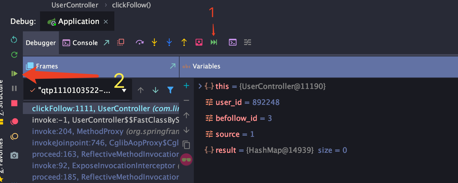 关于idea的debug只执行一次的问题_idea debug 只能调试一次-CSDN博客