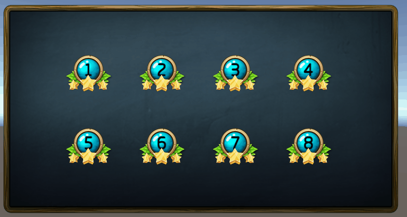 ugui学习实现小游戏关卡选择面板