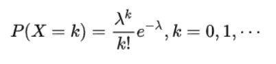 泊松分布数学表示