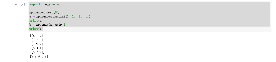 Numpy中np.max(即np.amax)的用法-CSDN博客