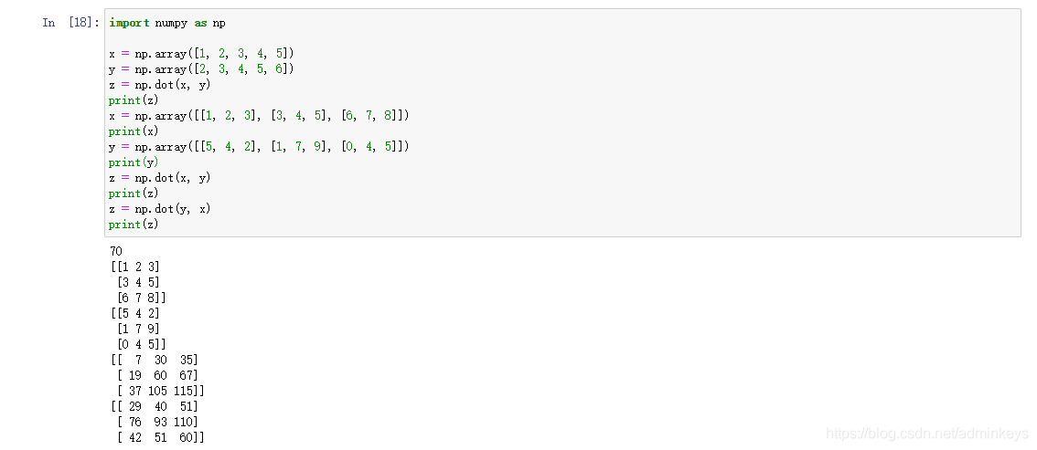 Numpy Task09 线性代数 我就吃一口的blog Csdn博客
