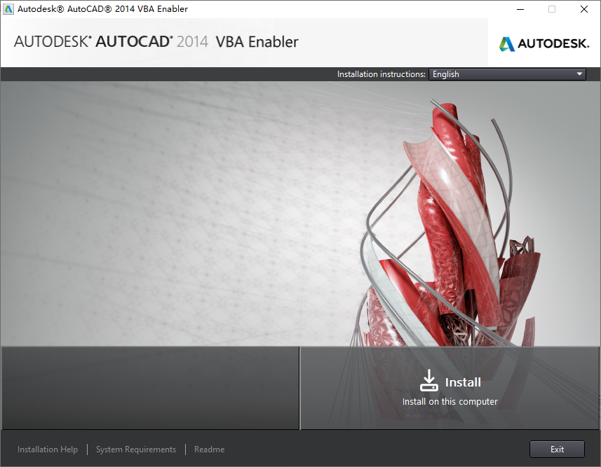 AutoDesk CAD 2014安装VBA Enabler图文教程（附AutoCAD_2014_VBA_Win_64bit下载）