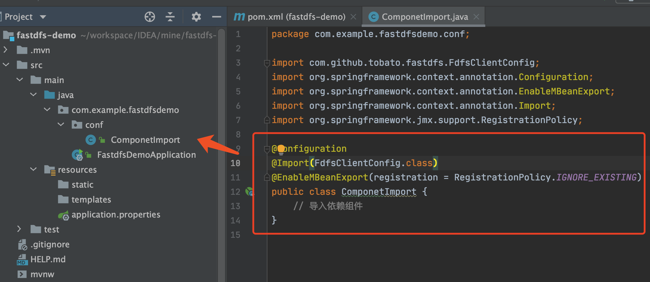 java上传文件到fastdfs(springboot)
