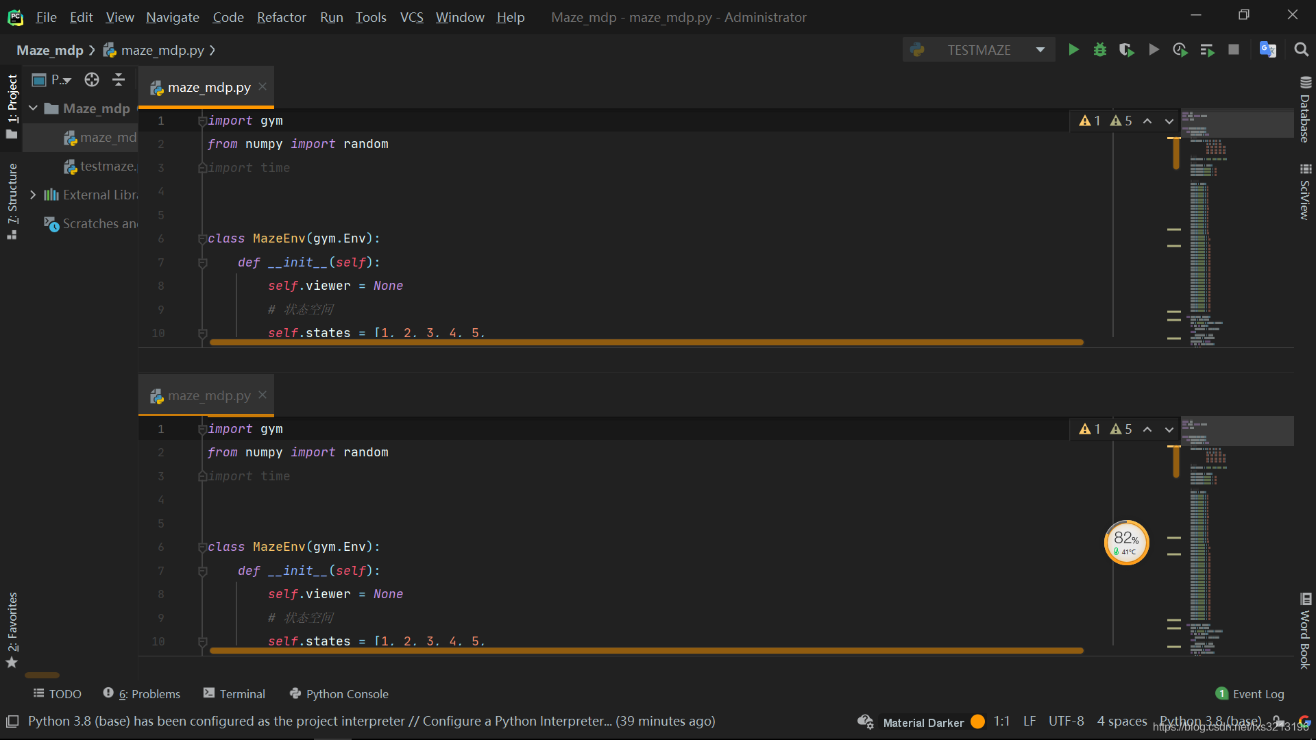 pycharm界面分屏指令_pycharm split分屏怎么时有时无-CSDN博客
