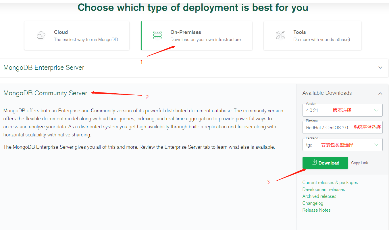 download mongodb 3.2