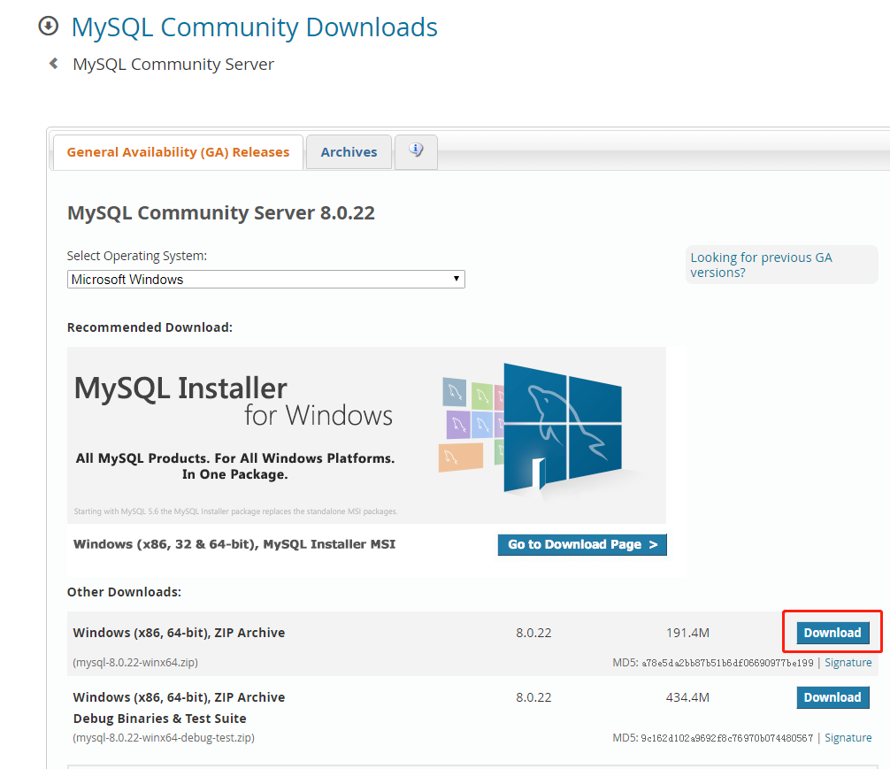 Tutorial de instalación de MySQL Community Server - programador clic
