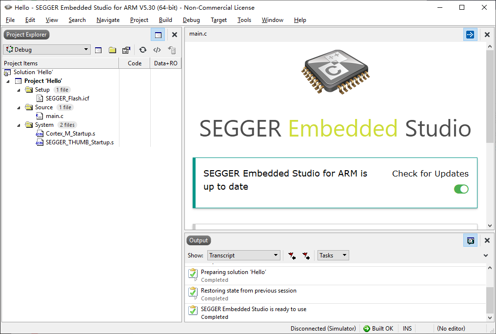 segger embedded studio nrf52 download