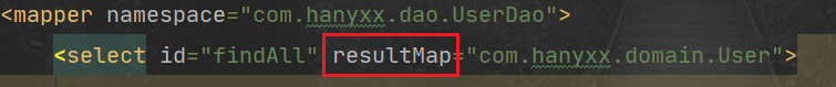 【maven】Result Maps collection does not contain value