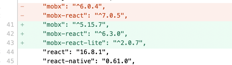 Mobx 组件render刷新失败问题 -版本问题