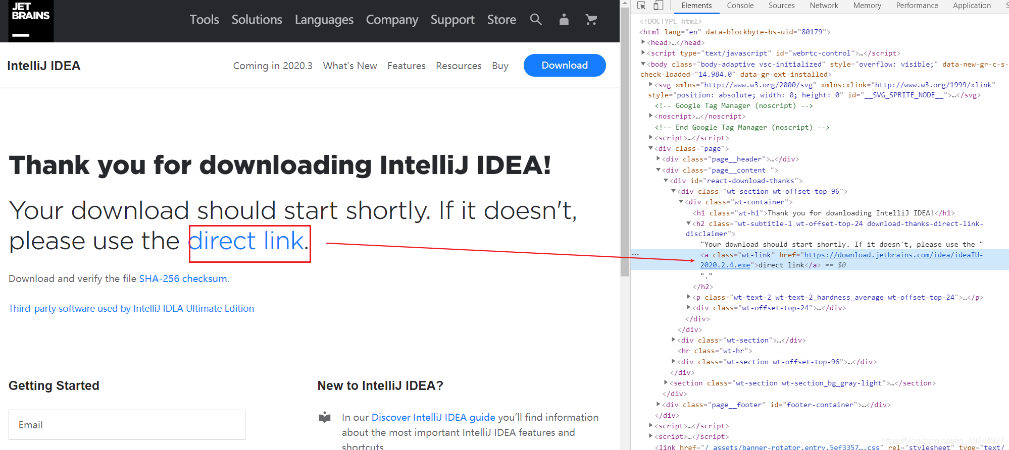 IDEA获取真实链接
