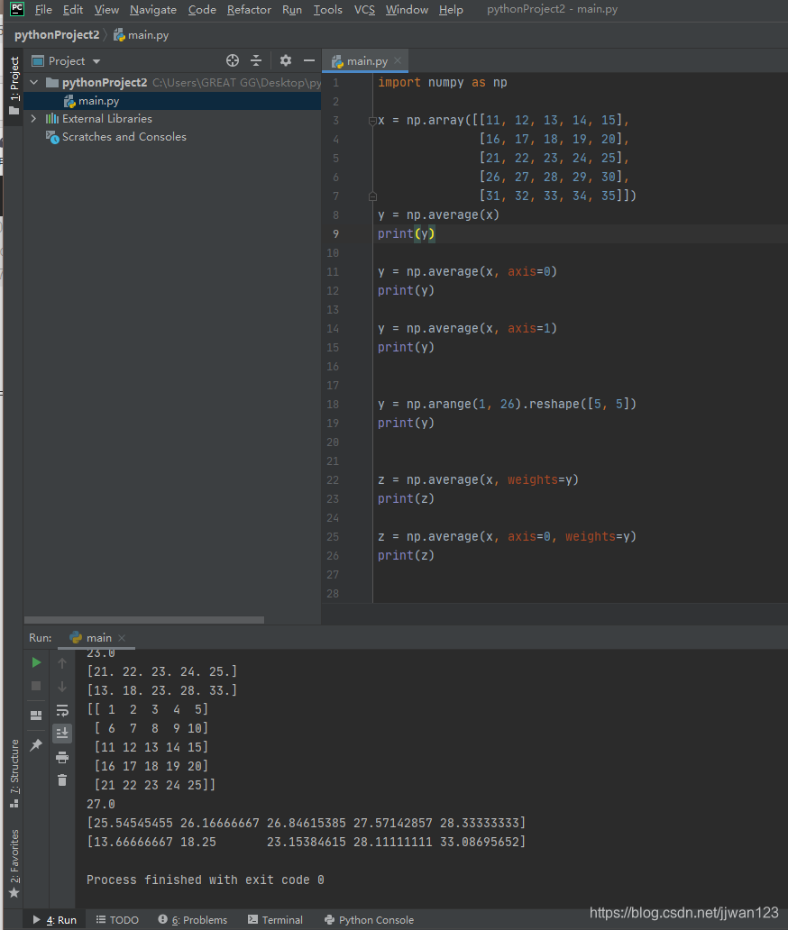 Numpy统计计算_np.std(x ,axis = 1)-CSDN博客