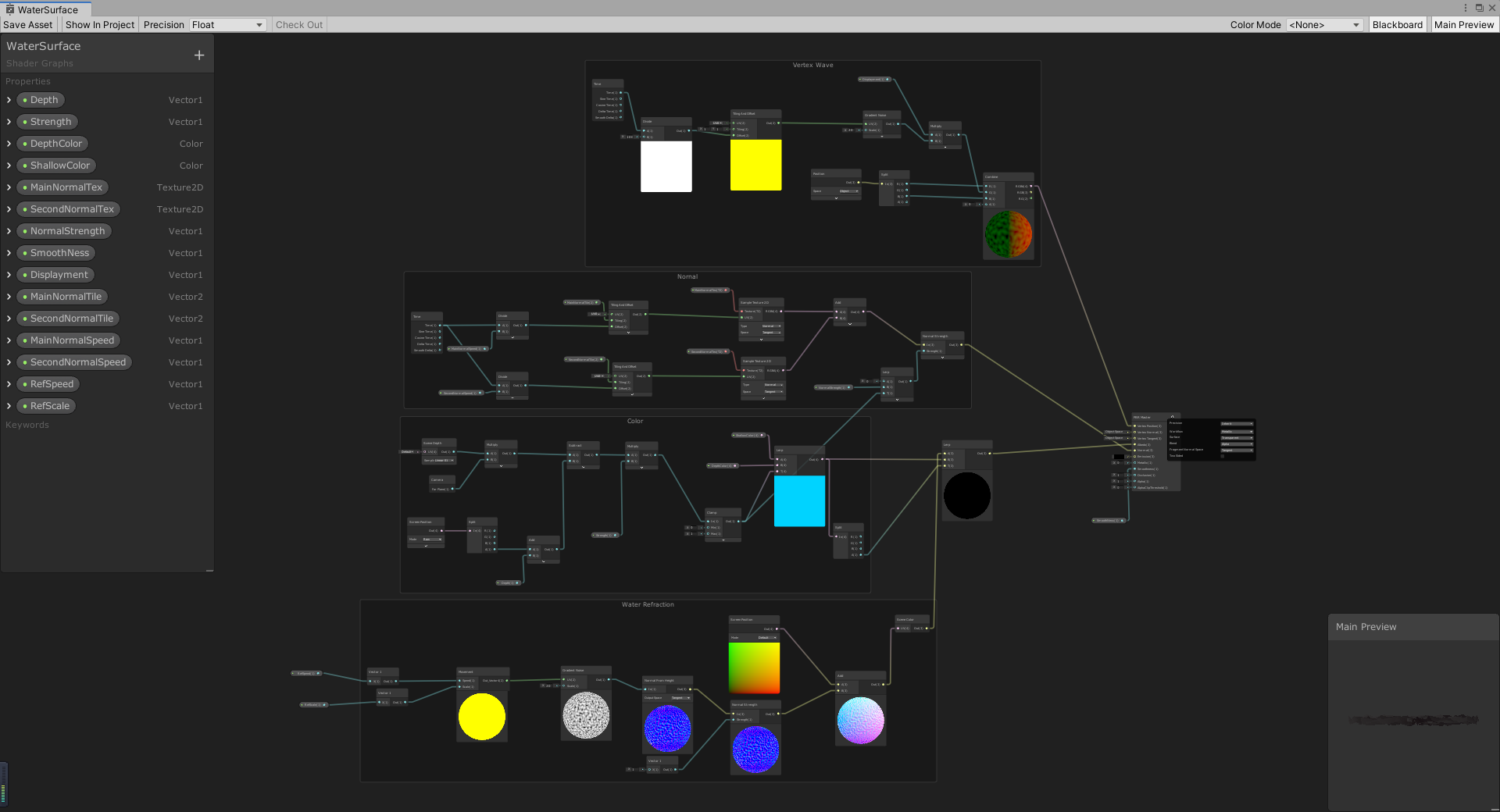 unity shader graph Water 水_unity shader graph 水面倒影-CSDN博客