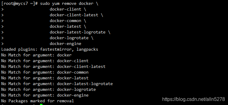 卸载旧版本docker或docker-engine