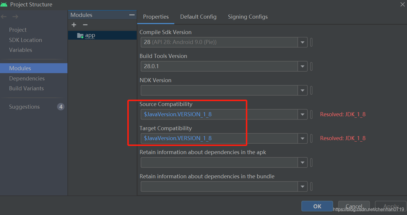 Invalid configuration