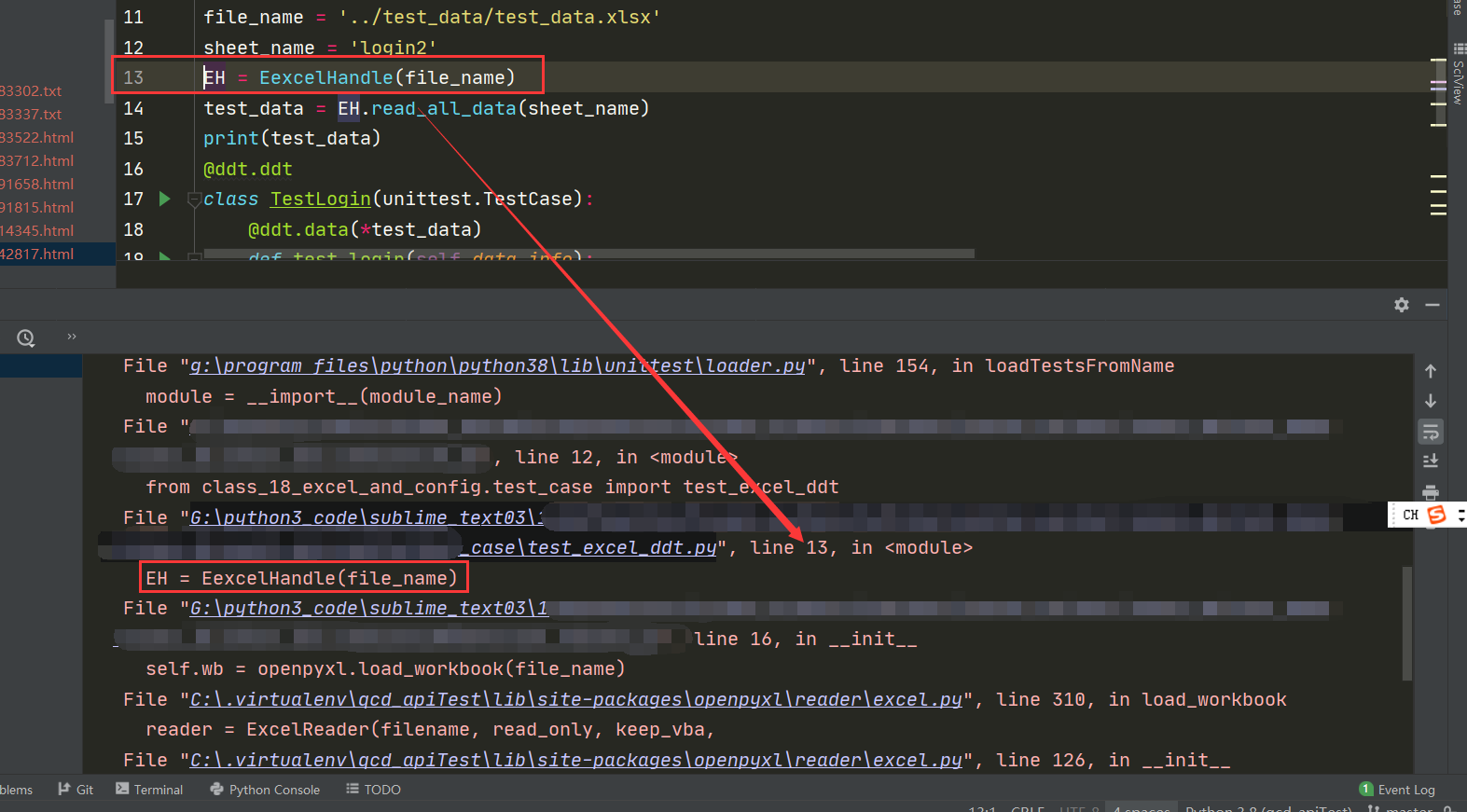 FileNotFoundError [Errno 2] No such file or directory ‘../test_data