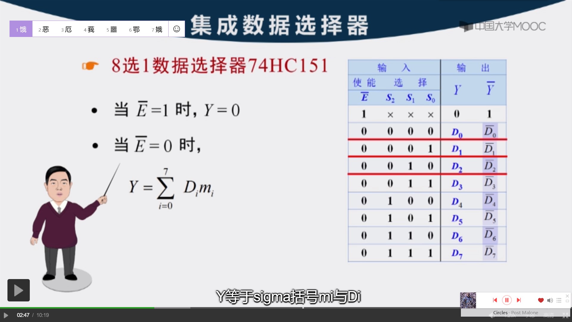 74hc151真值表图片