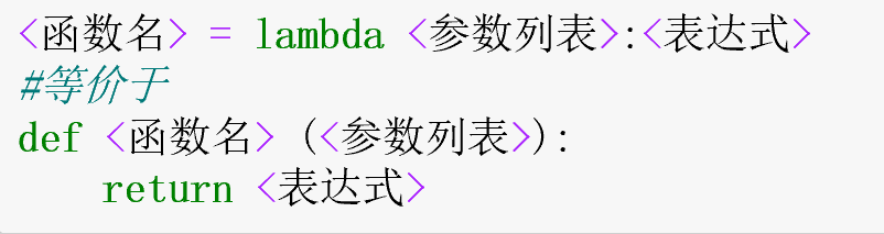 Python保留字及其说明