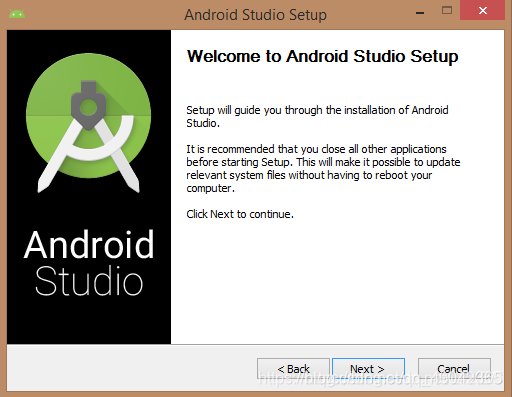 这里我们的Android Studio 就算完成了一部分，点击Next