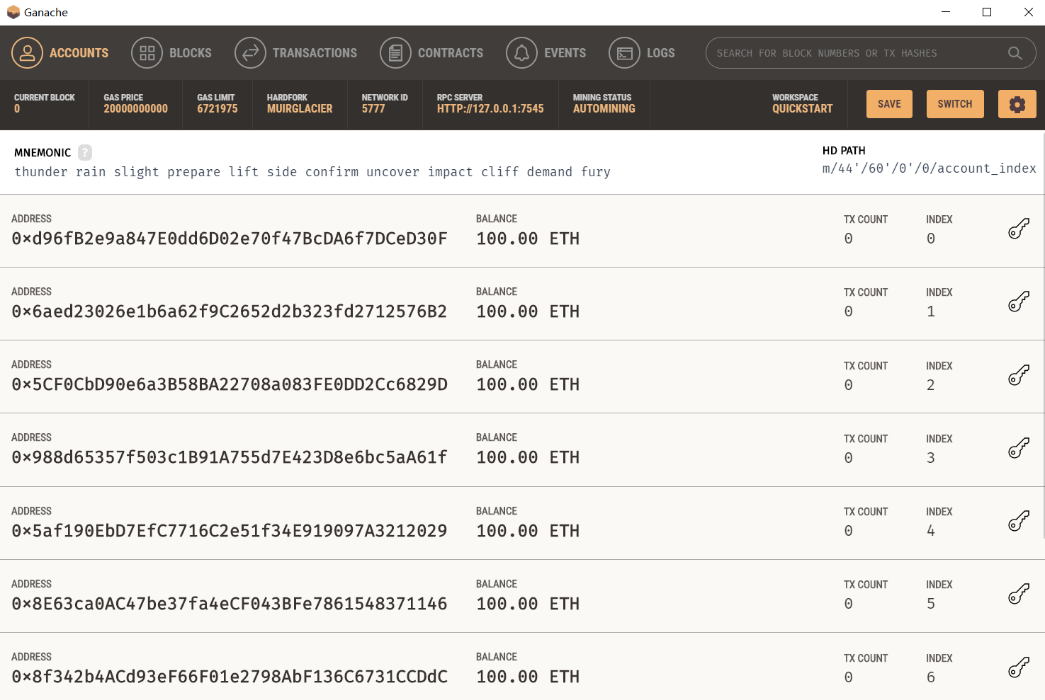 如何解决Ganache界面一直转圈的问题