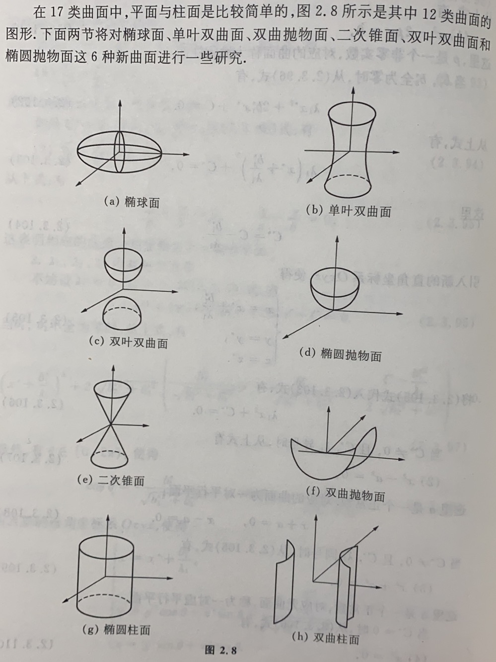 解析几何 曲线与二次曲面 二次曲面的分类(23)