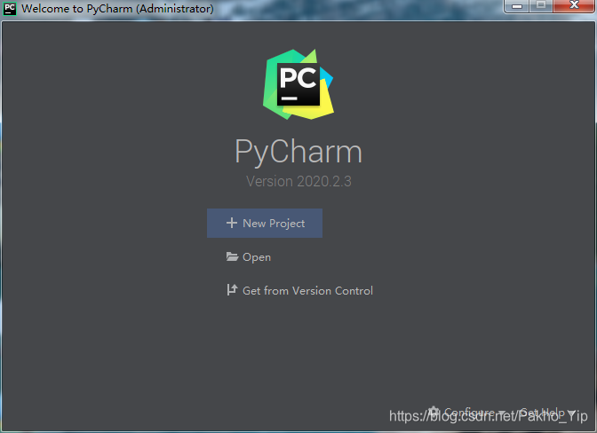 打開PyCharm