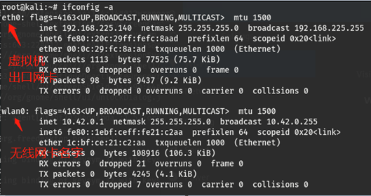 查询以太网接口