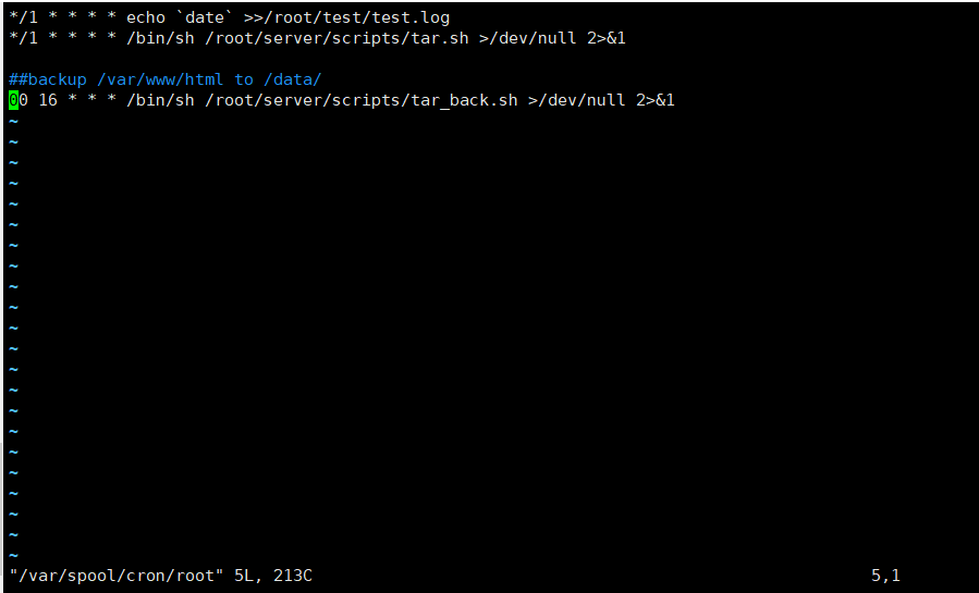 Linux下crontab定时任务详解