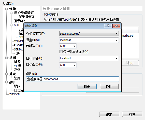 此处便是隧道 进行端口转移