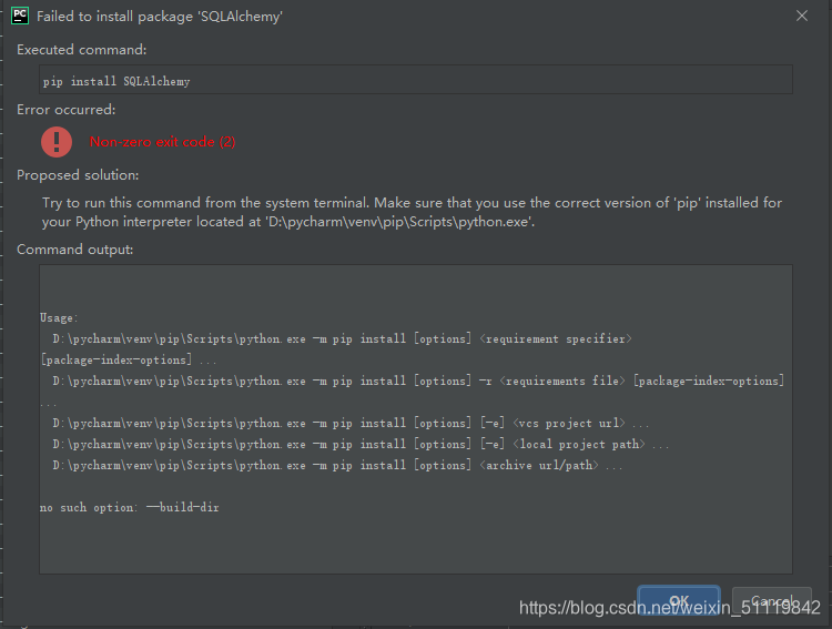 Pycharm Non zero Exit Code 2 non Zero Exit Code 2 helloDasim CSDN Pycharm non zero exit code 2 non zero exit code 2 hellodasim csdn
