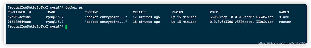 Docker 安装mysql主从-资灵 Docker 安装mysql主从-资灵