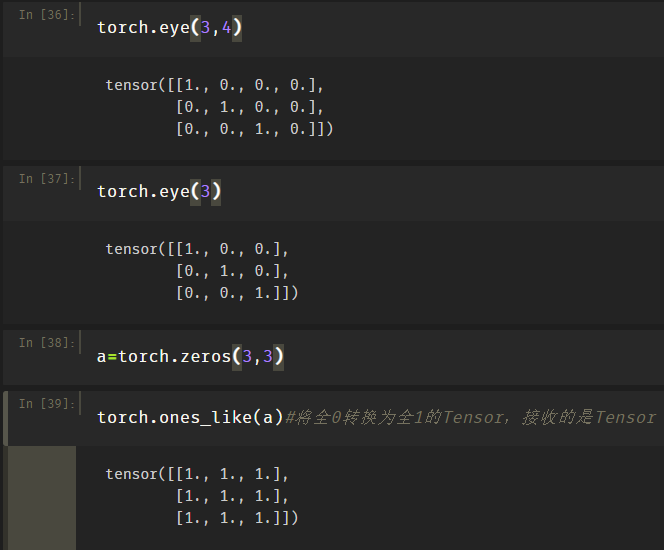 Pytorch基础操作学习笔记分享——基础篇_torch 生成递增序列CSDN博客