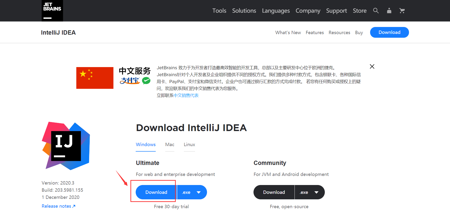 下载idea