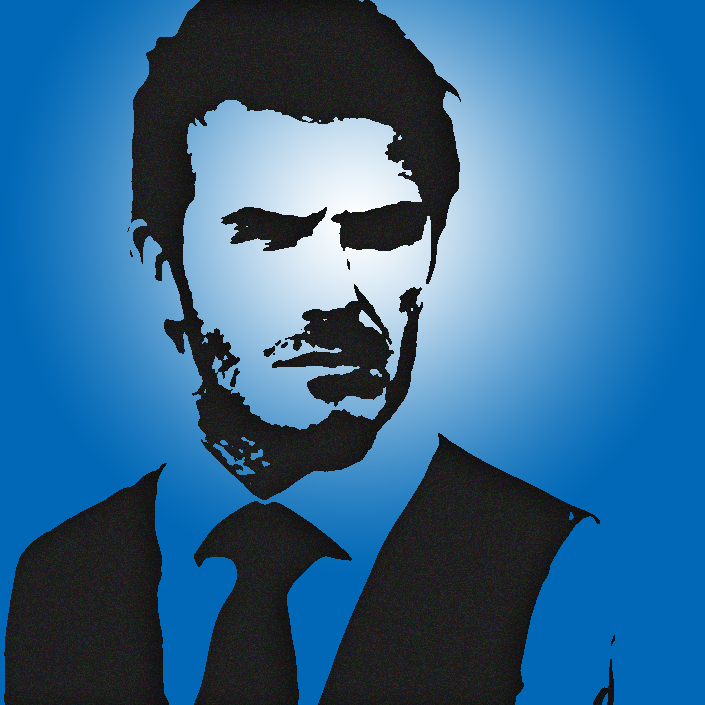 ps艺术效果头像