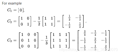 Centered Matrix centering matrix中心矩阵的代码测试-CSDN博客