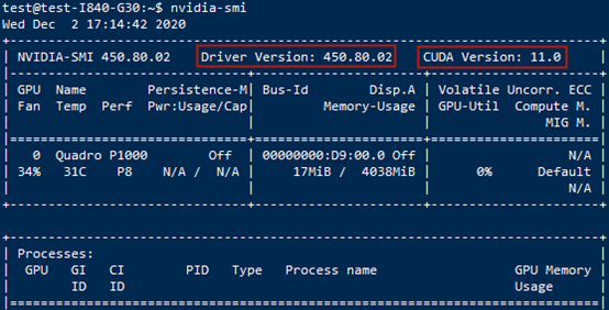 ubuntu18.04 cuda11.0 cudnn pytorch1.7.0 gpu