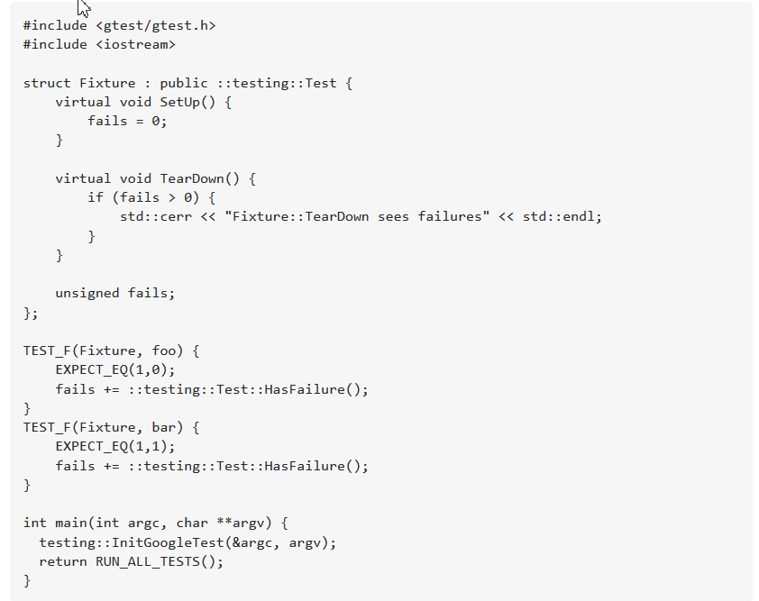GTest报错“SEH exception with code 0xc0000005 thrown in the test body